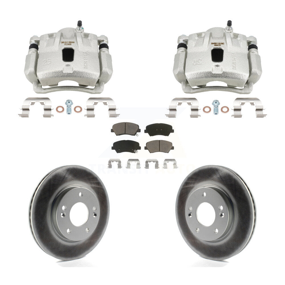 Transit Auto KCG-101172C Disc Brake Kit for 2013-2016 Hyundai Elantra, Hyundai Elantra Coupe - Front product image