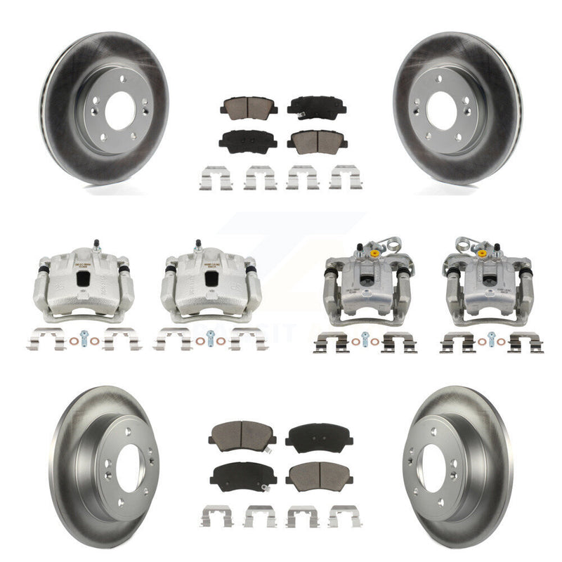 Transit Auto KCG-101173C Disc Brake Kit for 2013-2016 Hyundai Elantra, Hyundai Elantra Coupe - Front and Rear product image