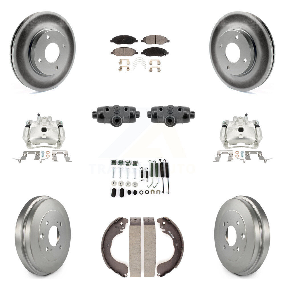 Transit Auto KCG-101179P Disc Brake Kit for 2008 Nissan Versa - Front and Rear product image