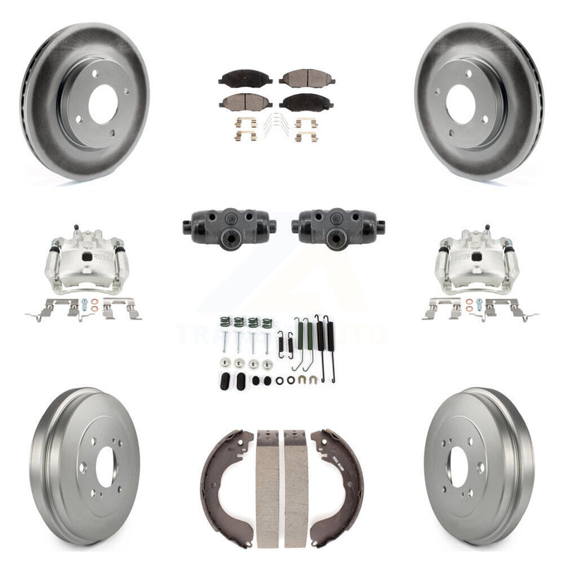 Transit Auto KCG-101179P Disc Brake Kit for 2008 Nissan Versa - Front and Rear product image