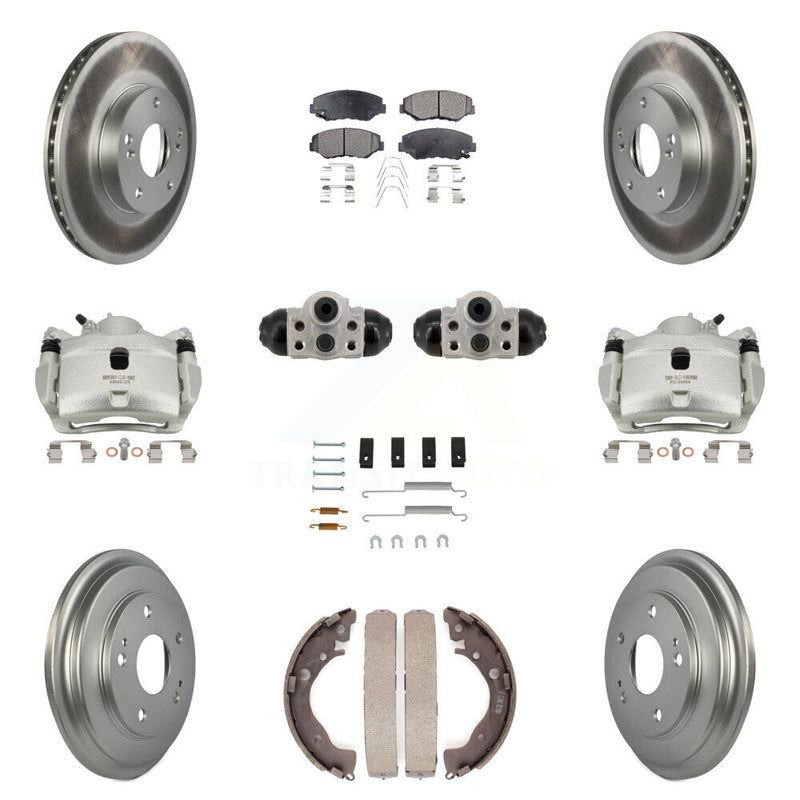 Transit Auto KCG-101180P Disc Brake Kit for 2014-2015 Honda Civic - Front and Rear product image