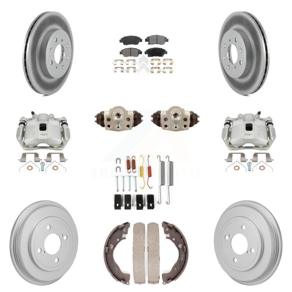Transit Auto KCG-101181P Disc Brake Kit for 2015-2019 Honda Fit - Front and Rear product image