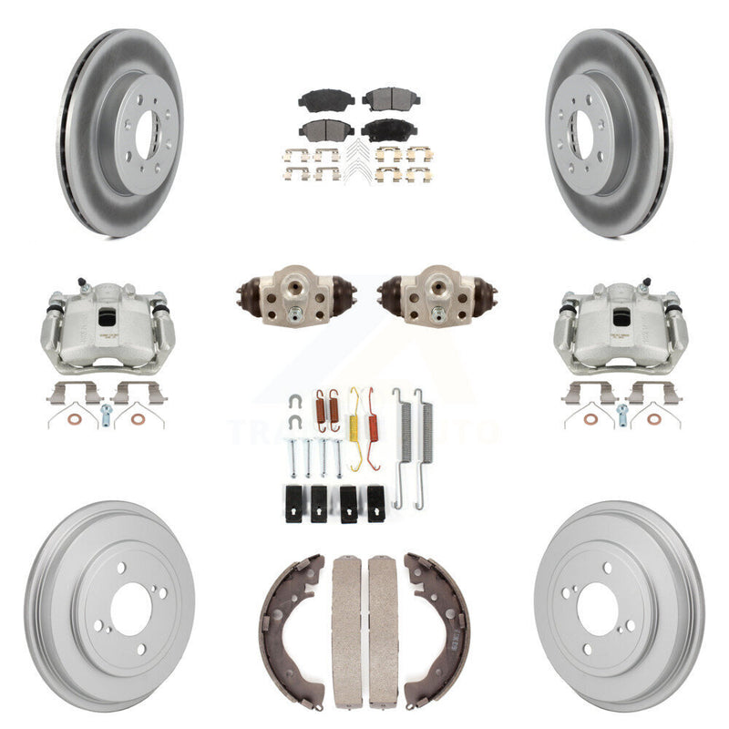 Transit Auto KCG-101181P Disc Brake Kit for 2015-2019 Honda Fit - Front and Rear product image