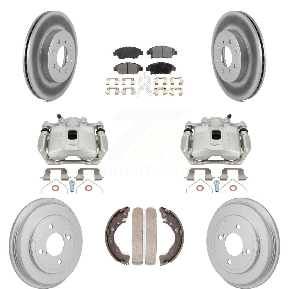 Transit Auto KCG-101182T Disc Brake Kit for 2015-2020 Honda Fit - Front and Rear product image