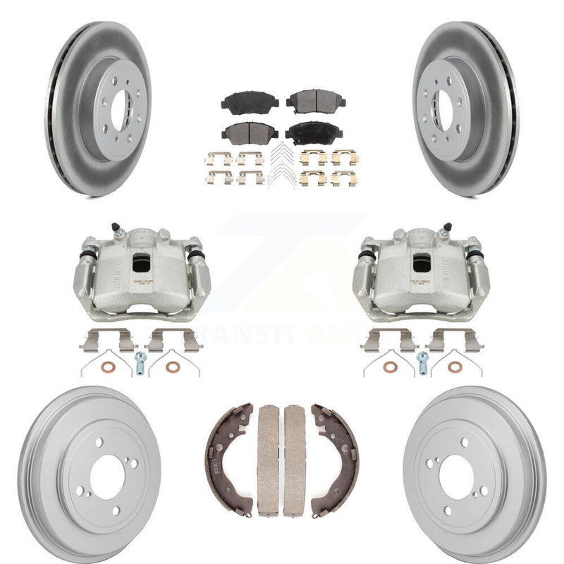 Transit Auto KCG-101182T Disc Brake Kit for 2015-2020 Honda Fit - Front and Rear product image