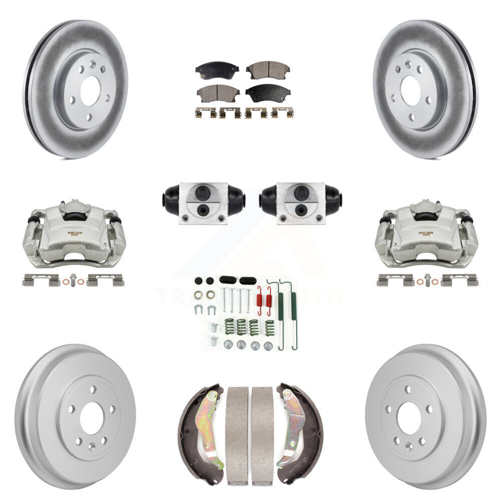 Transit Auto KCG-101186P Disc Brake Kit for 2012-2017 Chevrolet Sonic - Front and Rear product image