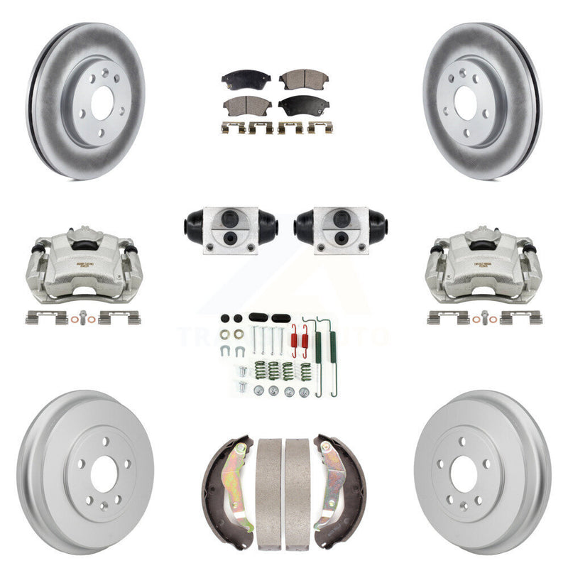 Transit Auto KCG-101186P Disc Brake Kit for 2012-2017 Chevrolet Sonic - Front and Rear product image
