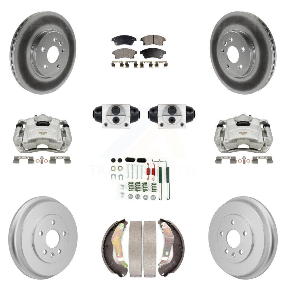 Transit Auto KCG-101190T Disc Brake Kit for 2013-2014 Chevrolet Sonic - Front and Rear product image