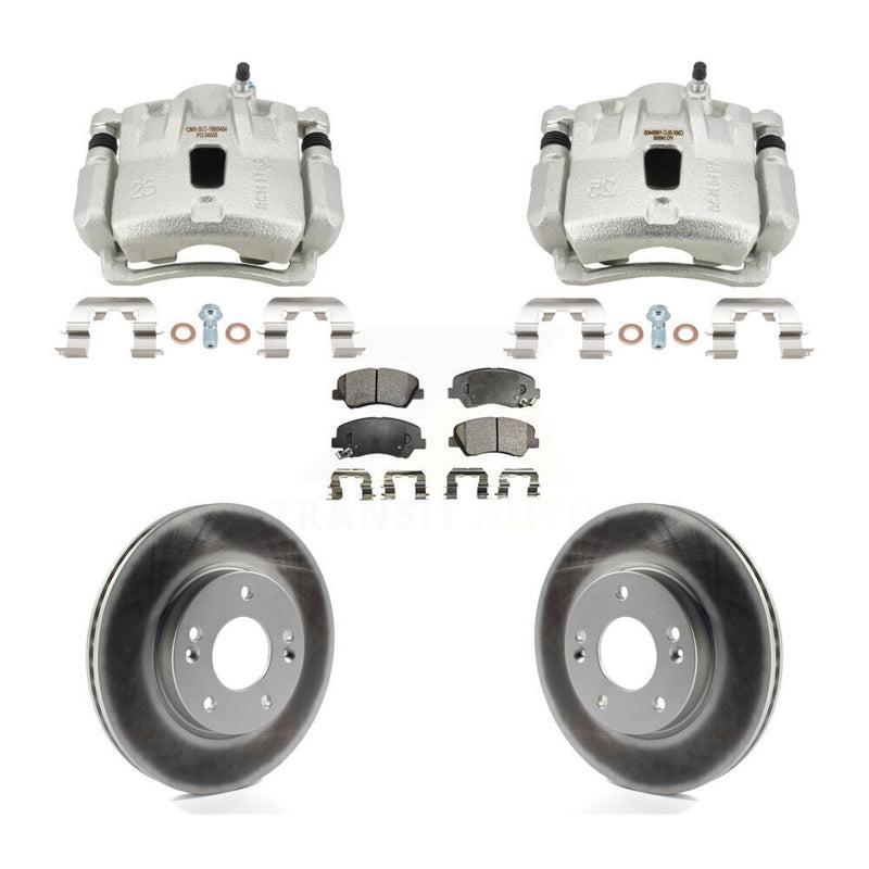 Transit Auto KCG-101191P Disc Brake Kit for 2013-2016 Hyundai Elantra, Hyundai Elantra Coupe - Front product image