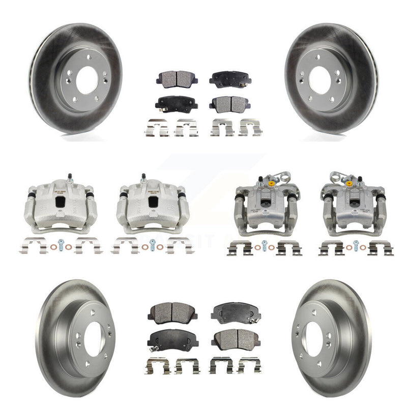 Transit Auto KCG-101193P Disc Brake Kit for 2013-2016 Hyundai Elantra, Hyundai Elantra Coupe - Front and Rear product image