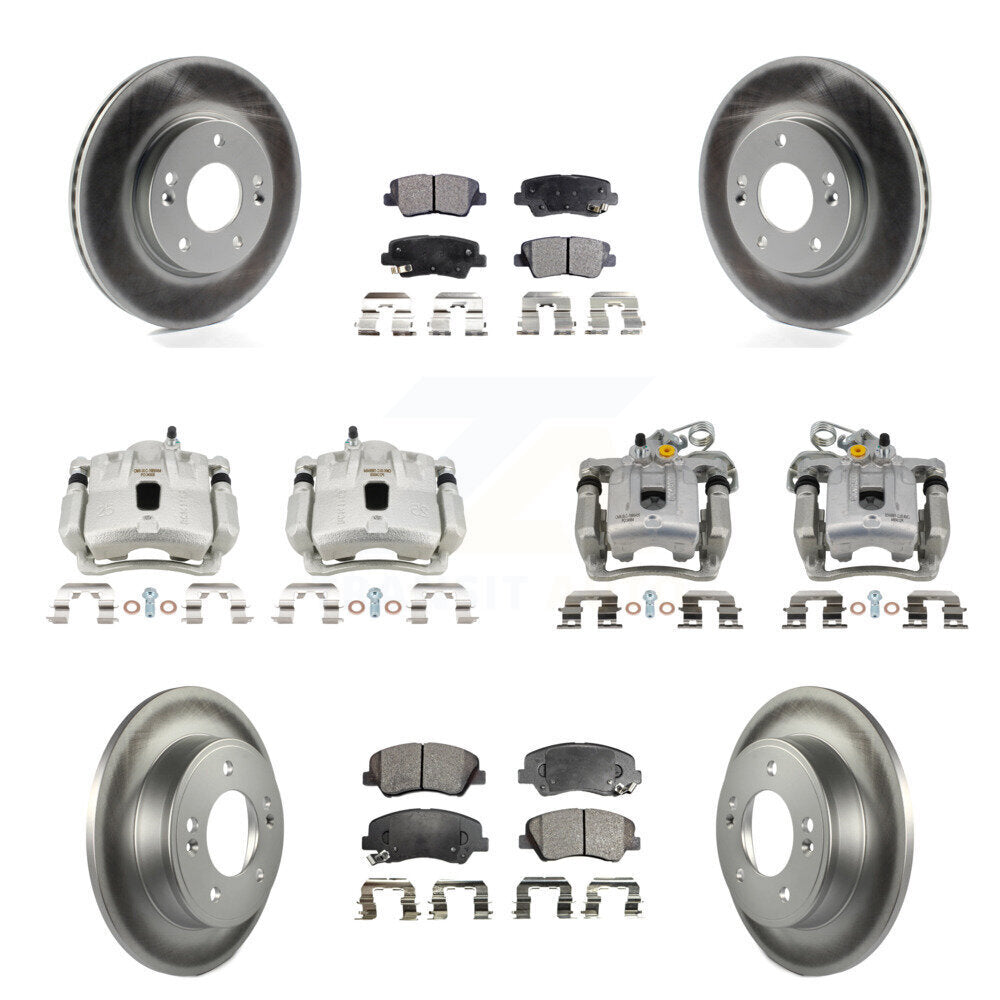 Transit Auto KCG-101196T Disc Brake Kit for 2013-2016 Hyundai Elantra, Hyundai Elantra Coupe - Front and Rear product image