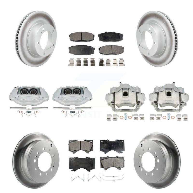 Transit Auto KCG-101197T Disc Brake Kit for 2008-2015 Lexus LX570, Toyota Land Cruiser - Front and Rear product image
