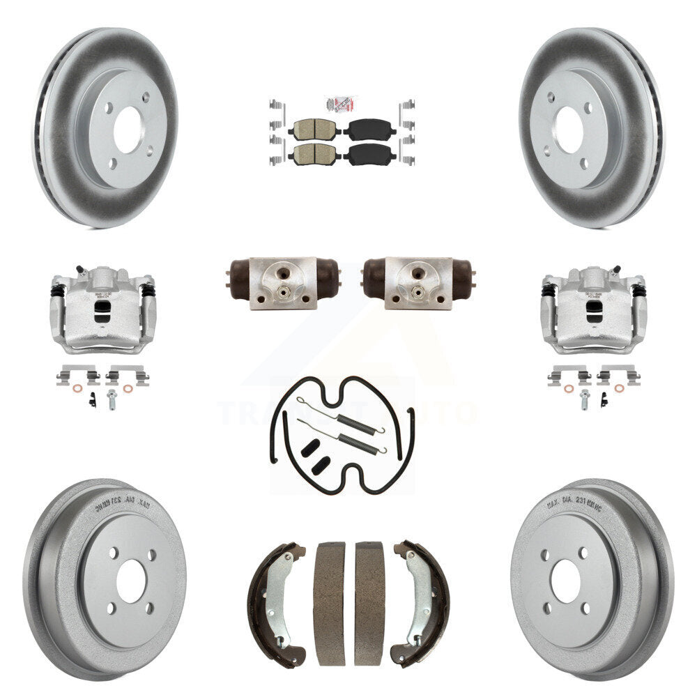 Transit Auto KCG-101255N Disc Brake Kit for 2003 Saturn Ion - Front and Rear product image
