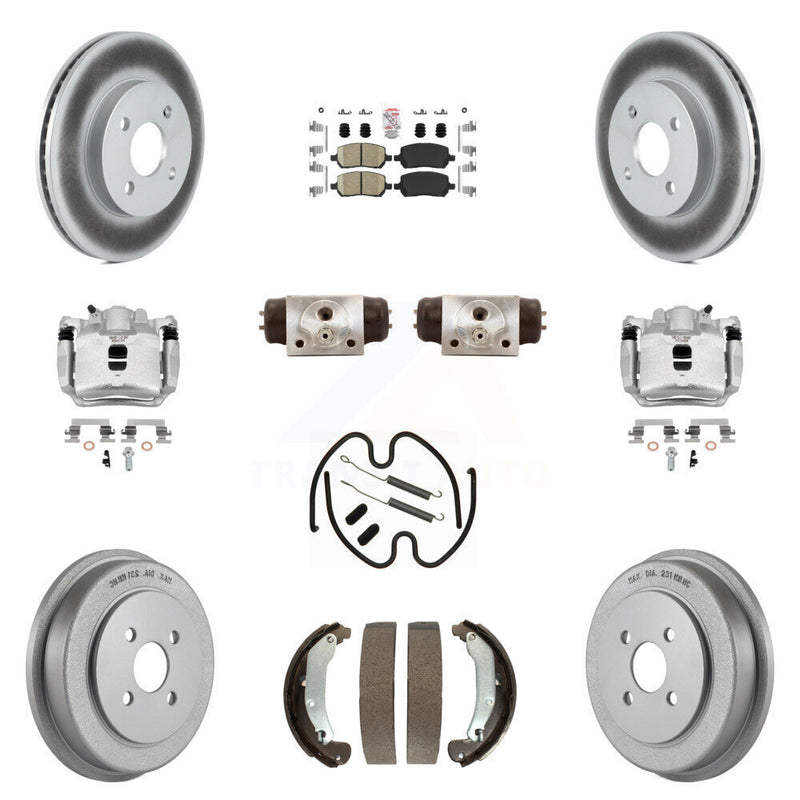 Transit Auto KCG-101256N Disc Brake Kit for 2003 Saturn Ion - Front and Rear product image