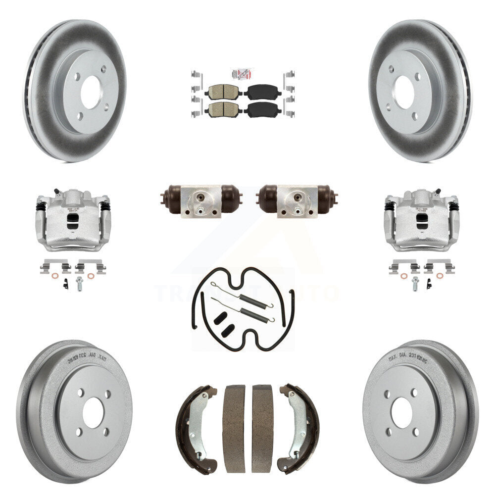 Transit Auto KCG-101257N Disc Brake Kit for 2003-2007 Chevrolet Cobalt, Pontiac Pursuit, Saturn Ion - Front and Rear product image