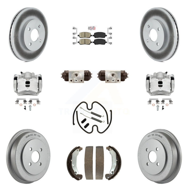 Transit Auto KCG-101257N Disc Brake Kit for 2003-2007 Chevrolet Cobalt, Pontiac Pursuit, Saturn Ion - Front and Rear product image