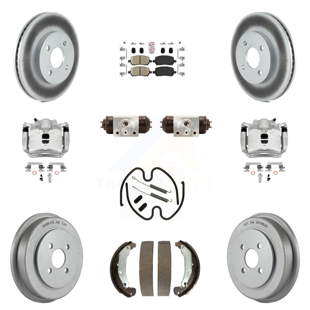 Transit Auto KCG-101258N Disc Brake Kit for 2003-2007 Chevrolet Cobalt, Pontiac Pursuit, Saturn Ion - Front and Rear product image