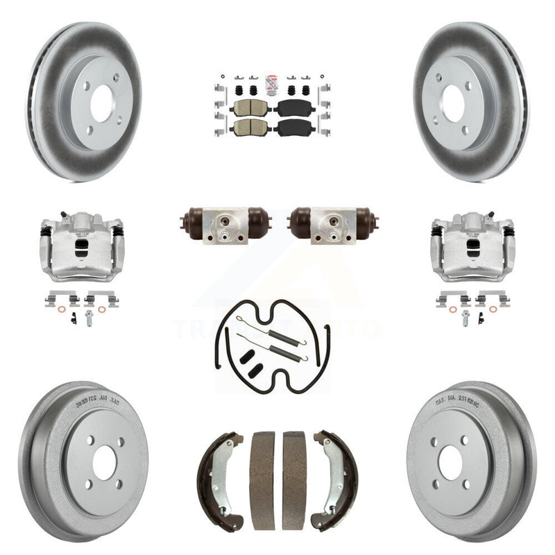 Transit Auto KCG-101258N Disc Brake Kit for 2003-2007 Chevrolet Cobalt, Pontiac Pursuit, Saturn Ion - Front and Rear product image