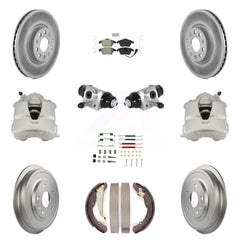 Transit Auto KCG-101261N Disc Brake Kit for 2011-2012 Volkswagen Jetta - Front and Rear product image