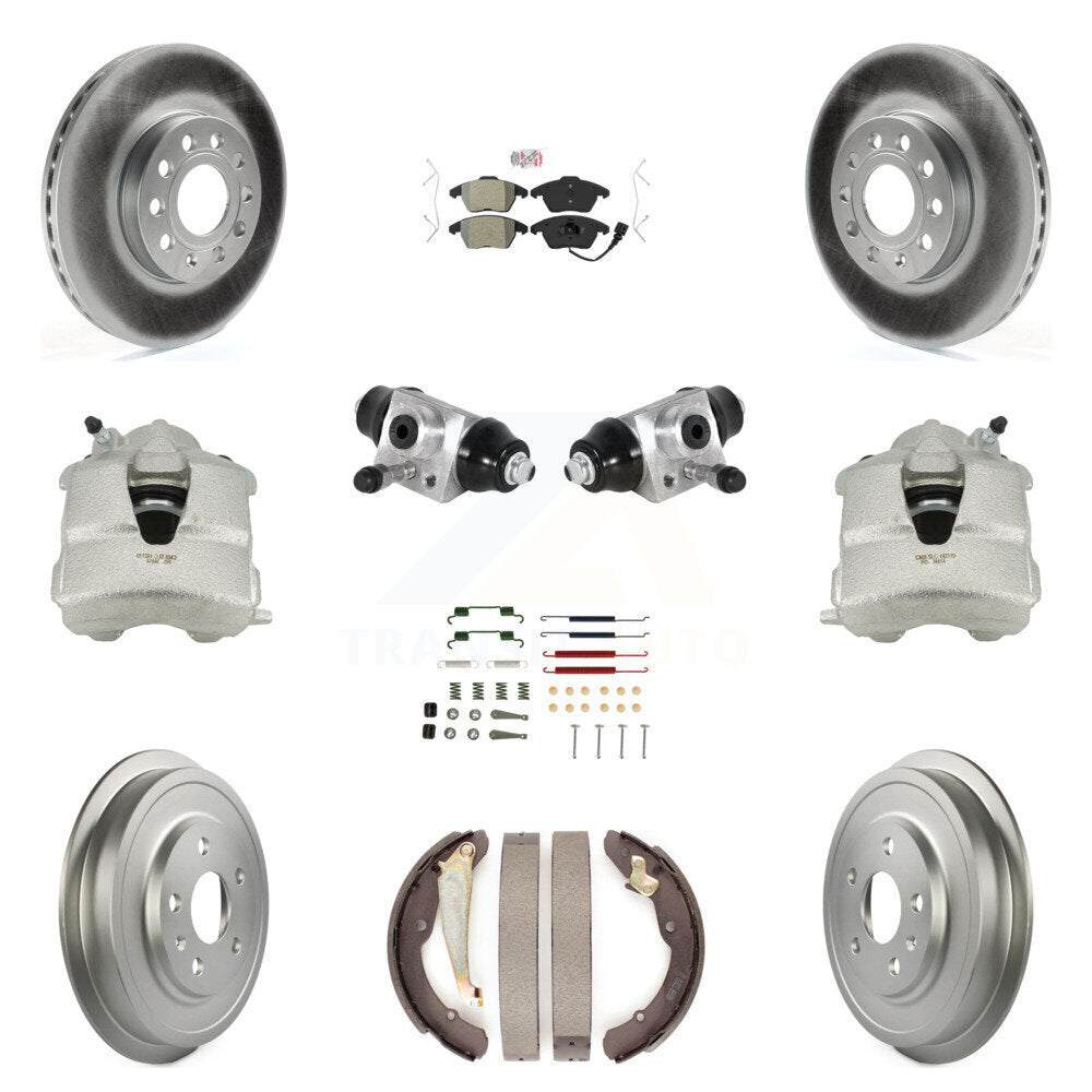 Transit Auto KCG-101262N Disc Brake Kit for 2011-2012 Volkswagen Jetta - Front and Rear product image