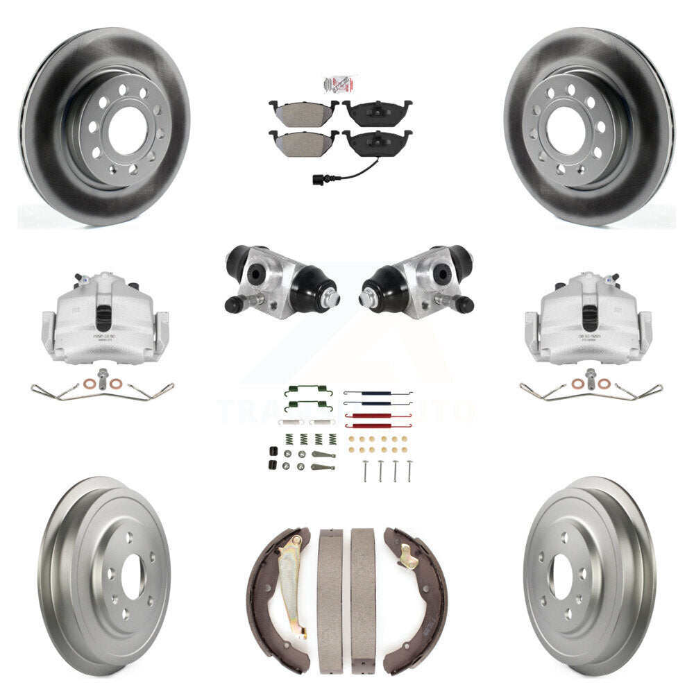 Transit Auto KCG-101265N Disc Brake Kit for 2011-2012 Volkswagen Jetta - Front and Rear product image