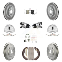 Transit Auto KCG-101266N Disc Brake Kit for 2011-2012 Volkswagen Jetta - Front and Rear product image