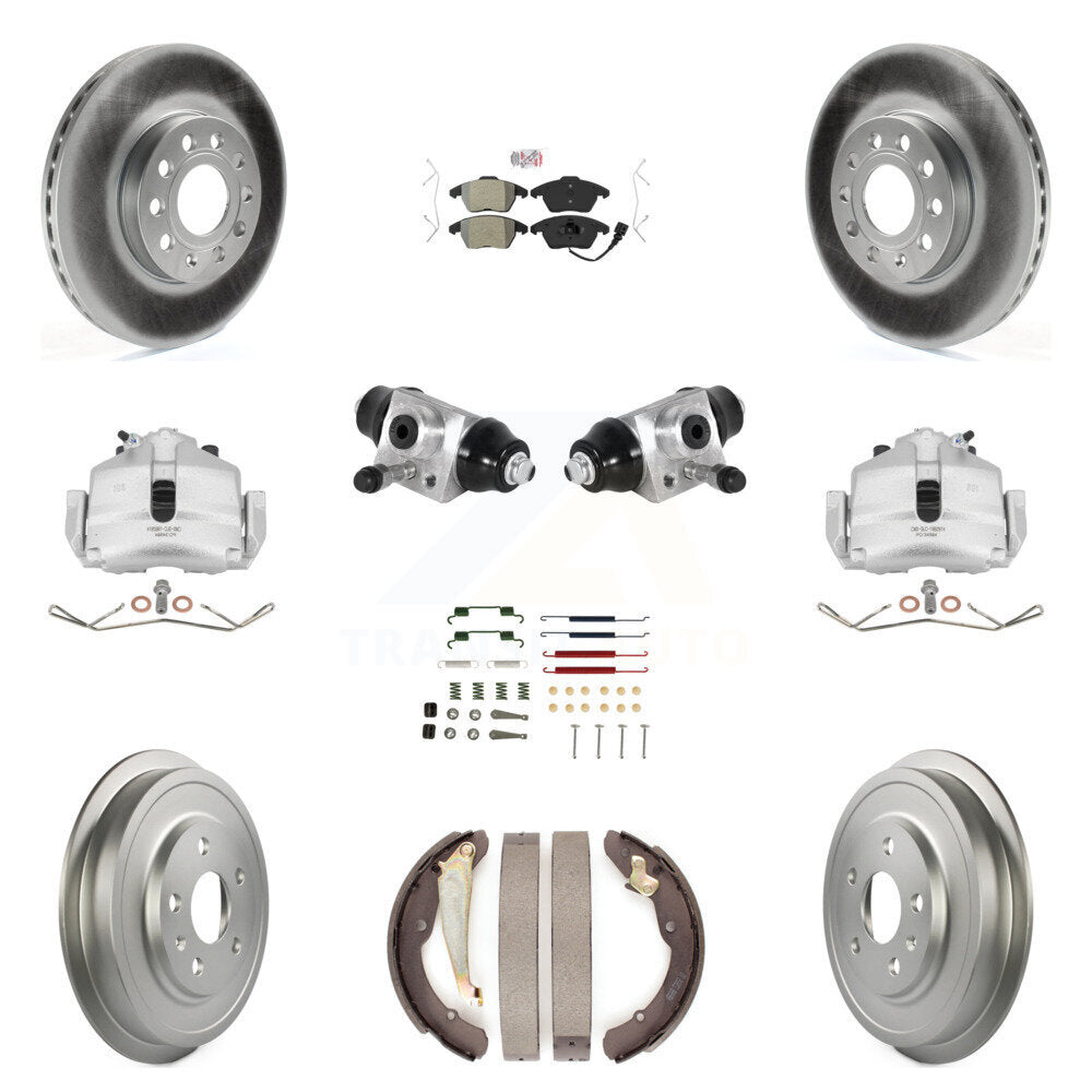 Transit Auto KCG-101267N Disc Brake Kit for 2011-2012 Volkswagen Jetta - Front and Rear product image