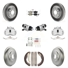 Transit Auto KCG-101267N Disc Brake Kit for 2011-2012 Volkswagen Jetta - Front and Rear product image