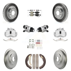 Transit Auto KCG-101269N Disc Brake Kit for 2011-2012 Volkswagen Jetta - Front and Rear product image