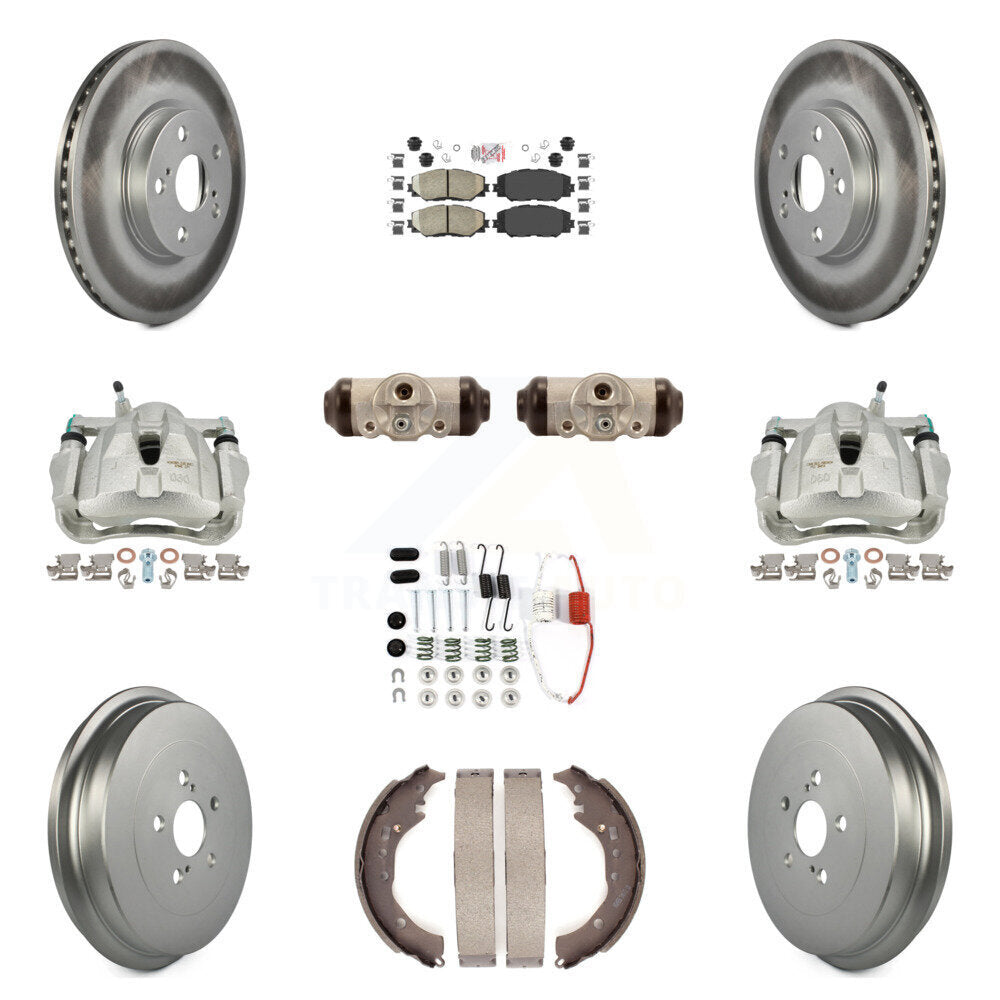 Transit Auto KCG-101272N Disc Brake Kit for 2009-2013 Toyota Corolla - Front and Rear product image