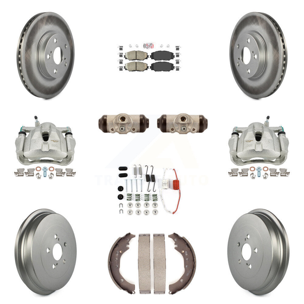 Transit Auto KCG-101273N Disc Brake Kit for 2009-2013 Toyota Corolla - Front and Rear product image