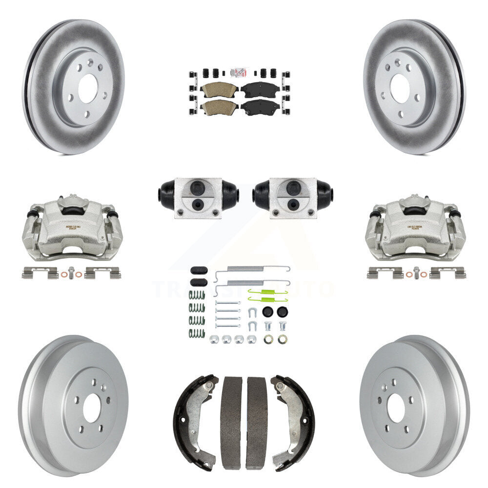 Transit Auto KCG-101274N Disc Brake Kit for 2011-2016 Chevrolet Cruze Limited, Chevrolet Cruze - Front and Rear product image