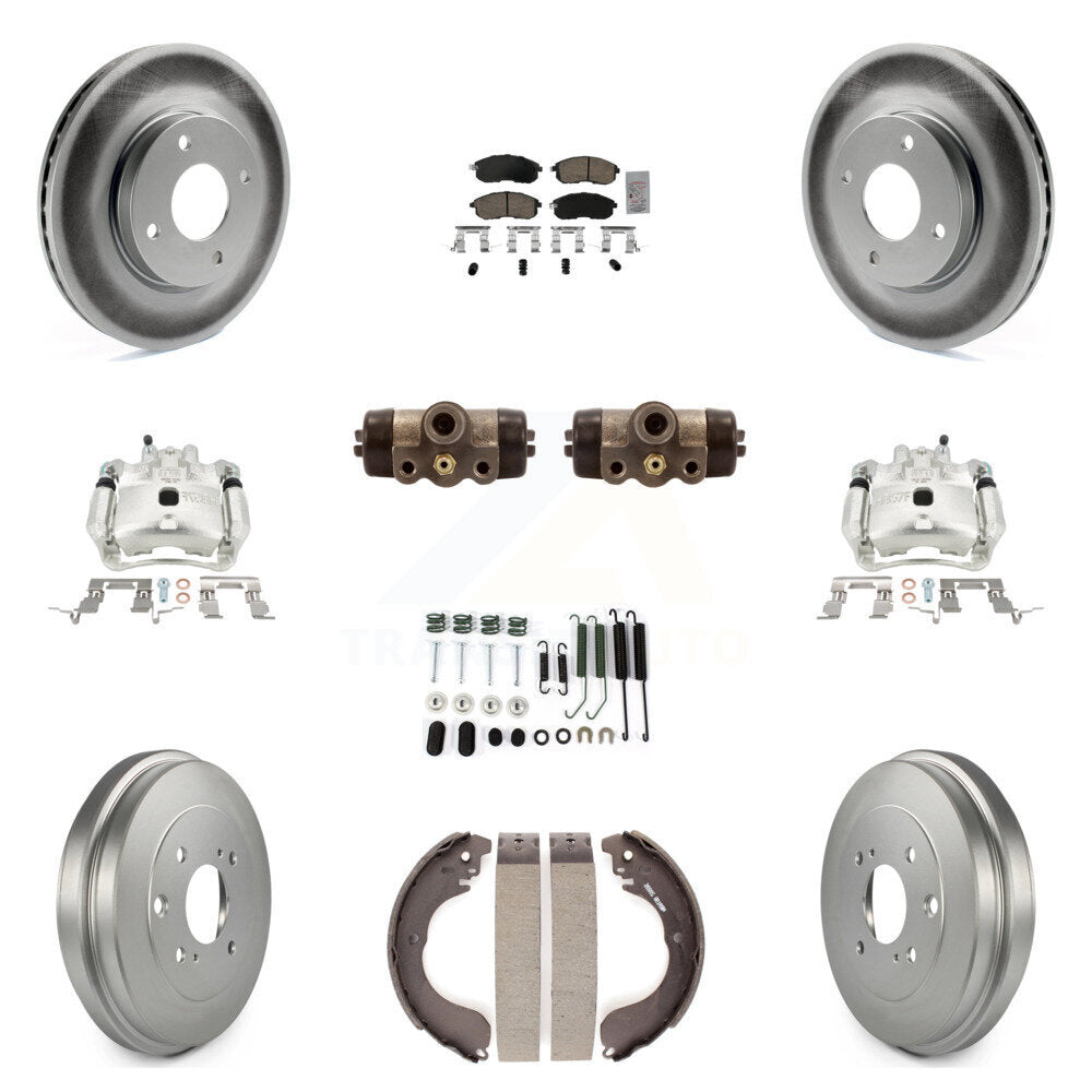 Transit Auto KCG-101276N Disc Brake Kit for 2007-2012 Nissan Versa - Front and Rear product image