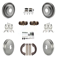 Transit Auto KCG-101276N Disc Brake Kit for 2007-2012 Nissan Versa - Front and Rear product image