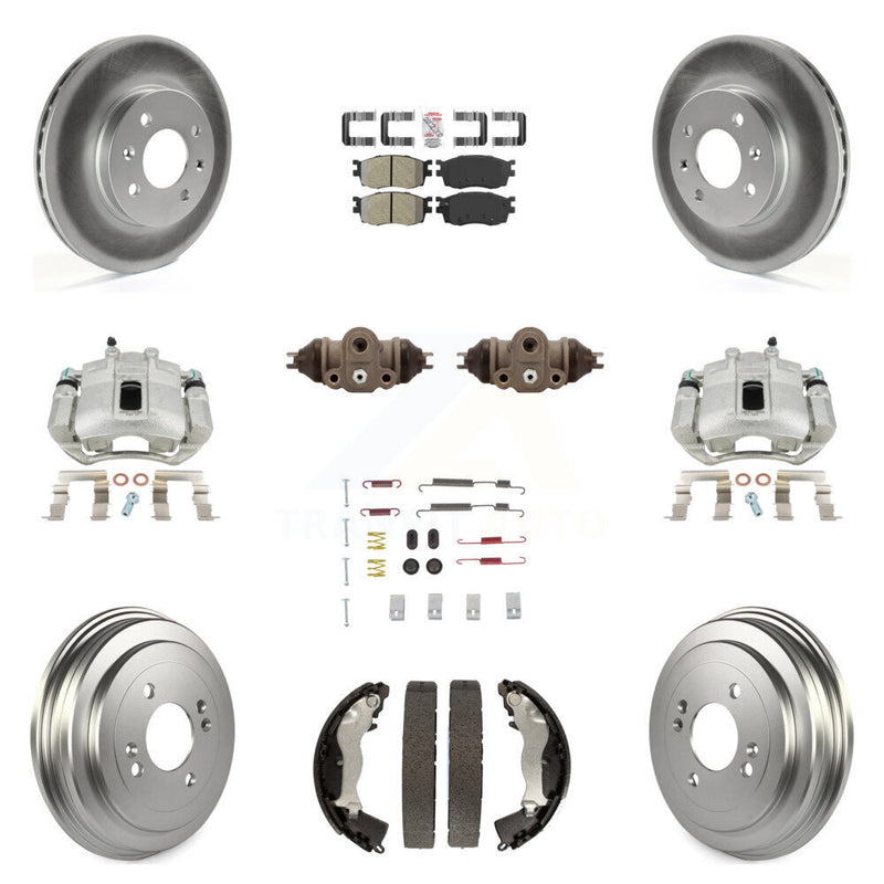Transit Auto KCG-101284N Disc Brake Kit for 2006-2011 Hyundai Accent, Kia Rio, Kia Rio5 - Front and Rear product image