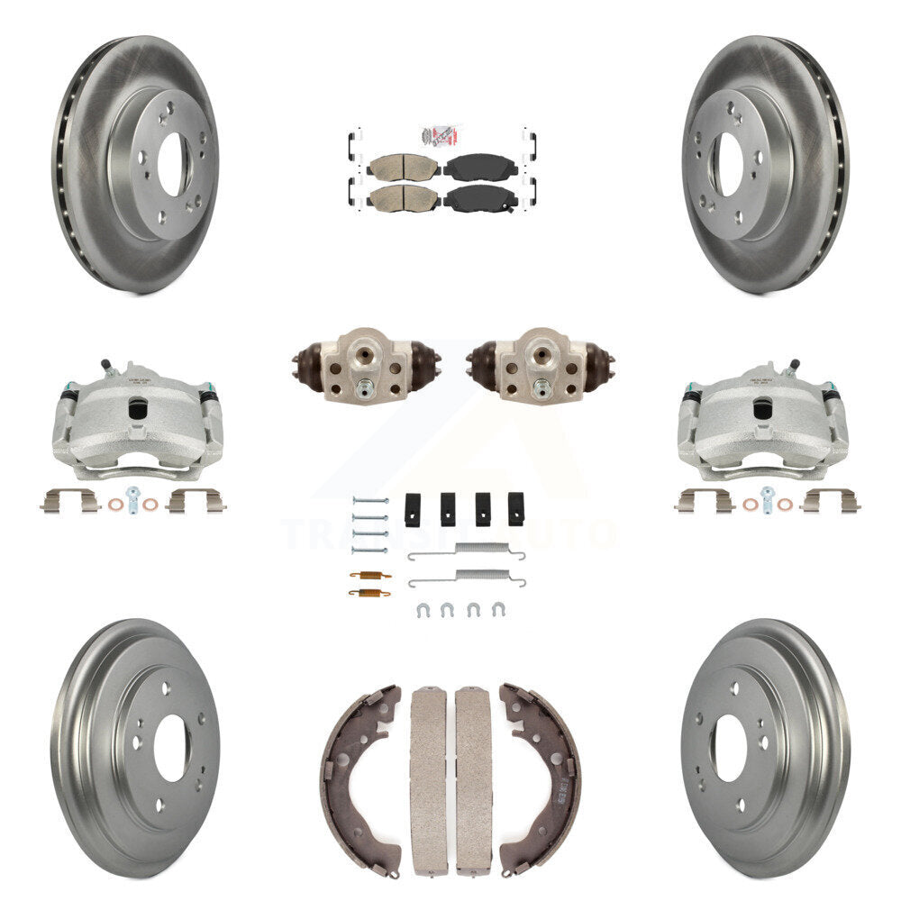 Transit Auto KCG-101286N Disc Brake Kit for 2006-2011 Honda Civic - Front and Rear product image