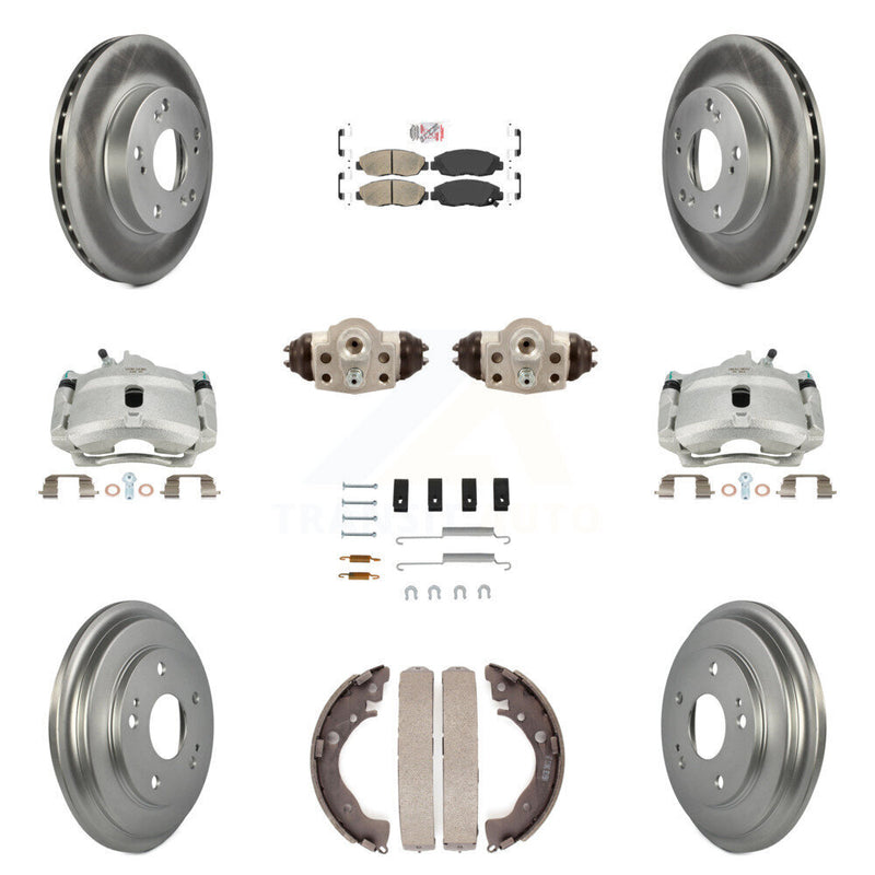 Transit Auto KCG-101286N Disc Brake Kit for 2006-2011 Honda Civic - Front and Rear product image