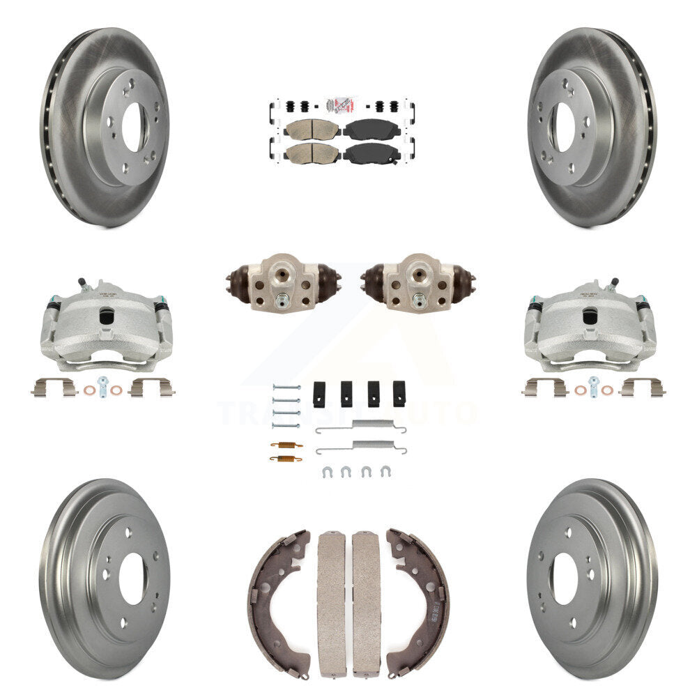 Transit Auto KCG-101287N Disc Brake Kit for 2006-2011 Honda Civic - Front and Rear product image