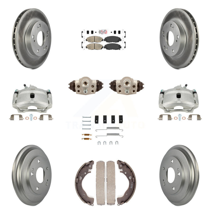 Transit Auto KCG-101287N Disc Brake Kit for 2006-2011 Honda Civic - Front and Rear product image