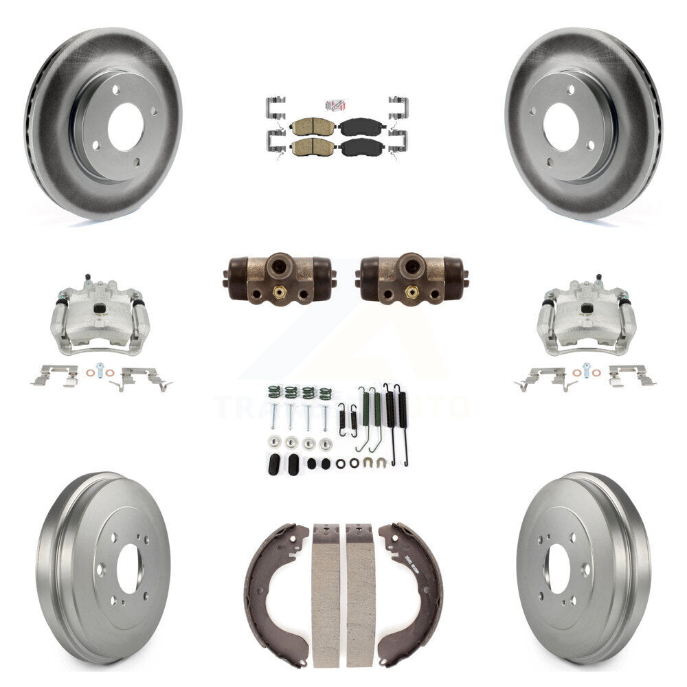 Transit Auto KCG-101288N Disc Brake Kit for 2007-2012 Nissan Sentra - Front and Rear product image