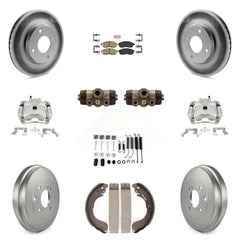 Transit Auto KCG-101288N Disc Brake Kit for 2007-2012 Nissan Sentra - Front and Rear product image