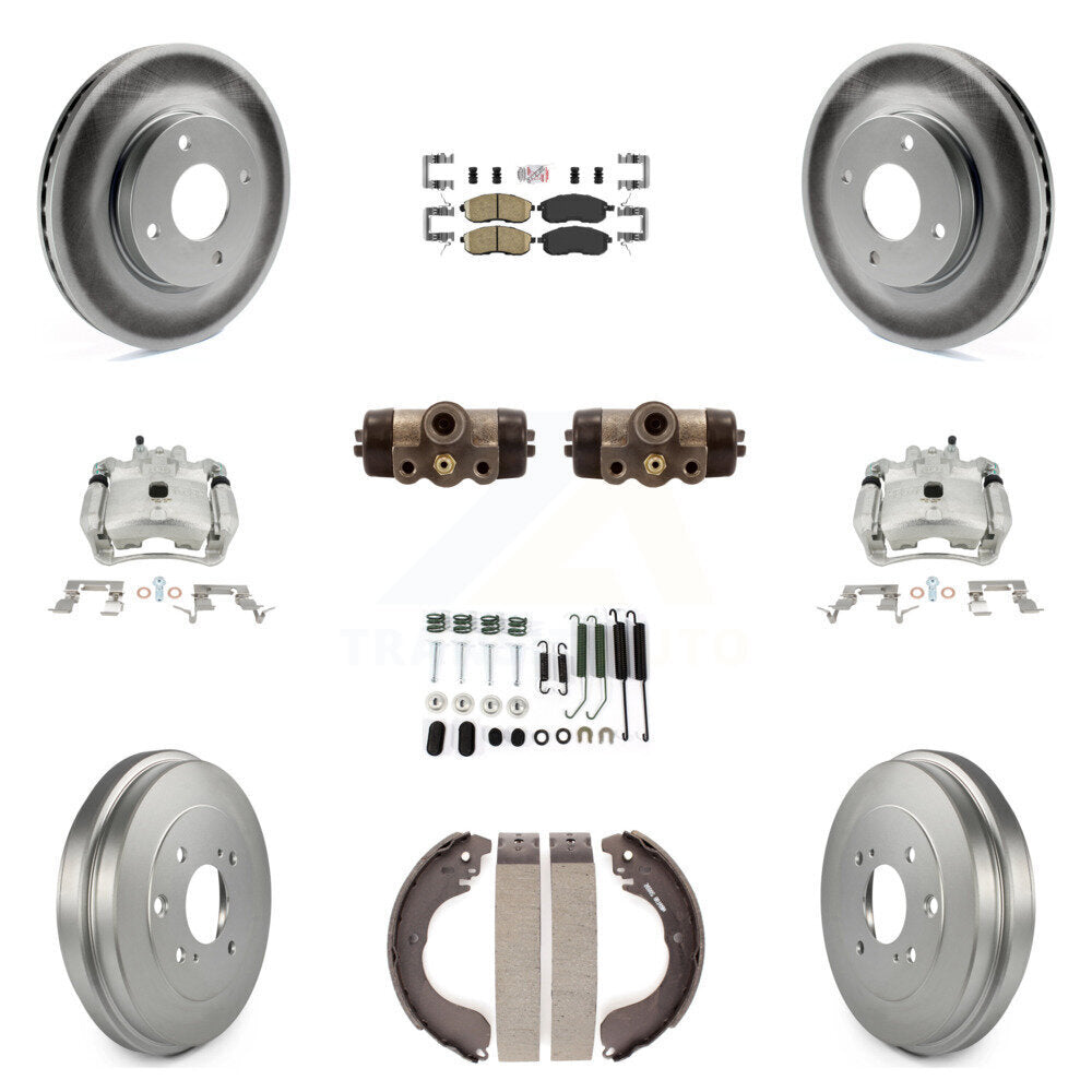 Transit Auto KCG-101289N Disc Brake Kit for 2007-2012 Nissan Sentra - Front and Rear product image