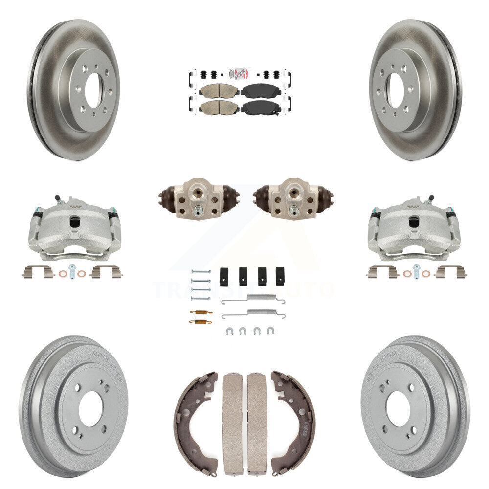 Transit Auto KCG-101293N Disc Brake Kit for 2010-2014 Honda Insight - Front and Rear product image