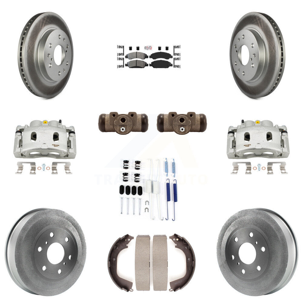 Transit Auto KCG-101298N Disc Brake Kit for 2010-2013 Chevrolet Silverado 1500, GMC Sierra 1500 - Front and Rear product image