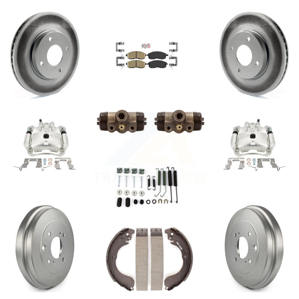 Transit Auto KCG-101314N Disc Brake Kit for 2009-2014 Nissan Cube - Front and Rear product image