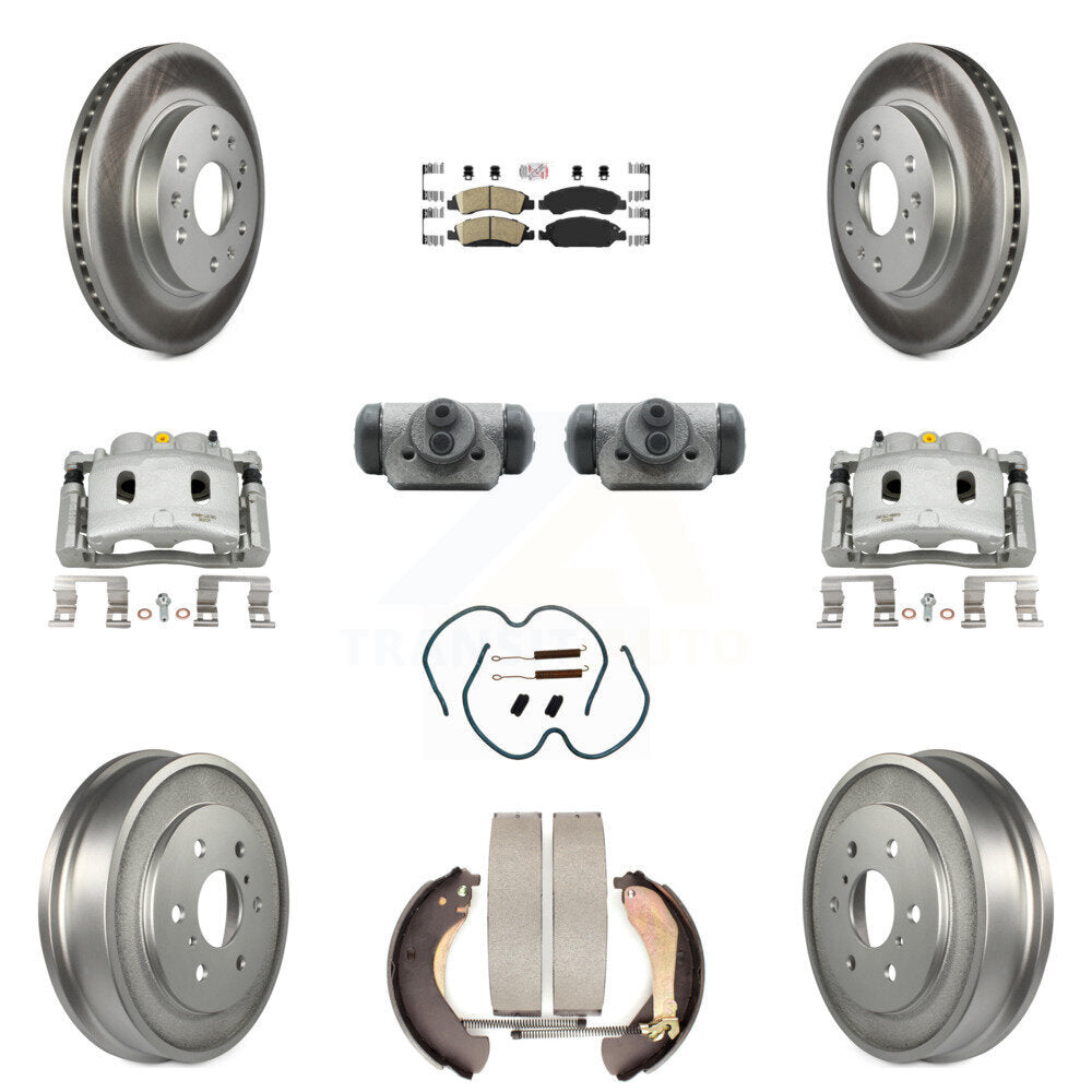 Transit Auto KCG-101317N Disc Brake Kit for 2005-2007 Chevrolet Silverado 1500, Chevrolet Silverado 1500 Classic, GMC Sierra 1500 - Front and Rear product image