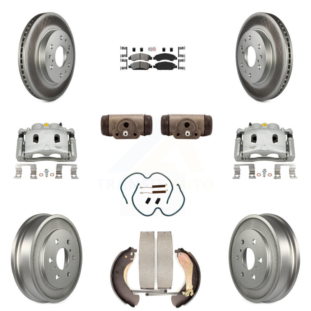 Transit Auto KCG-101320N Disc Brake Kit for 2005-2007 Chevrolet Silverado 1500 Classic, Chevrolet Silverado 1500, GMC Sierra 1500 - Front and Rear product image