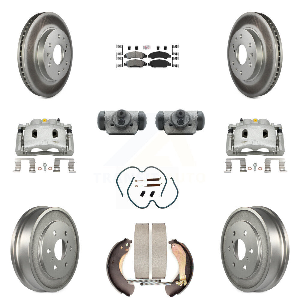 Transit Auto KCG-101321N Disc Brake Kit for 2005-2007 Chevrolet Silverado 1500, Chevrolet Silverado 1500 Classic, GMC Sierra 1500 - Front and Rear product image