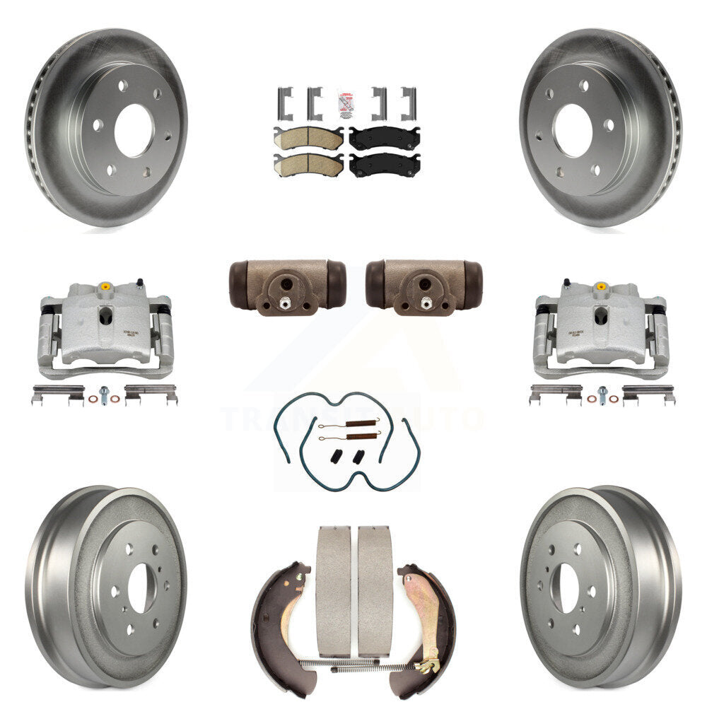 Transit Auto KCG-101322N Disc Brake Kit for 2005-2007 Chevrolet Silverado 1500 Classic, Chevrolet Silverado 1500, GMC Sierra 1500 - Front and Rear product image