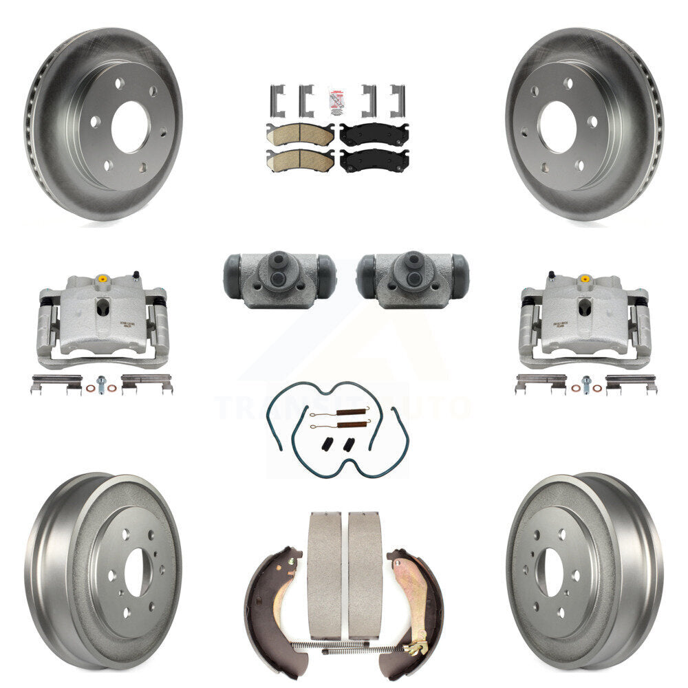 Transit Auto KCG-101323N Disc Brake Kit for 2005-2007 Chevrolet Silverado 1500 Classic, Chevrolet Silverado 1500, GMC Sierra 1500 - Front and Rear product image
